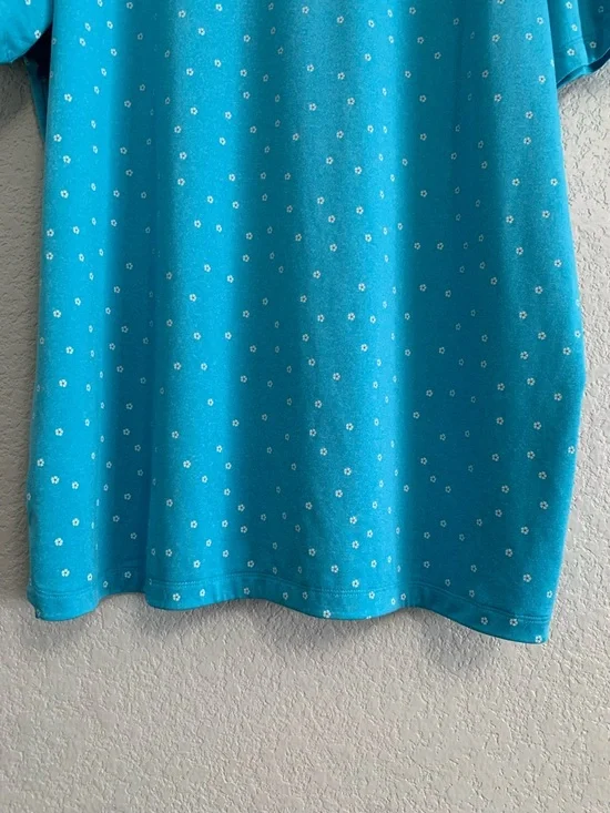 Nike Golf Shirt Polo Mens L Performance Dri-Fit Floral All Over Print AOP Preppy - Picture 10 of 13